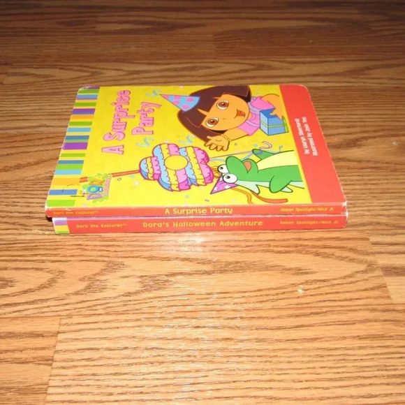 Lot of (2) “DORA THE EXPLORER” Hardcover Kids Board Books~Halloween Adventure+ - Picture 3 of 3